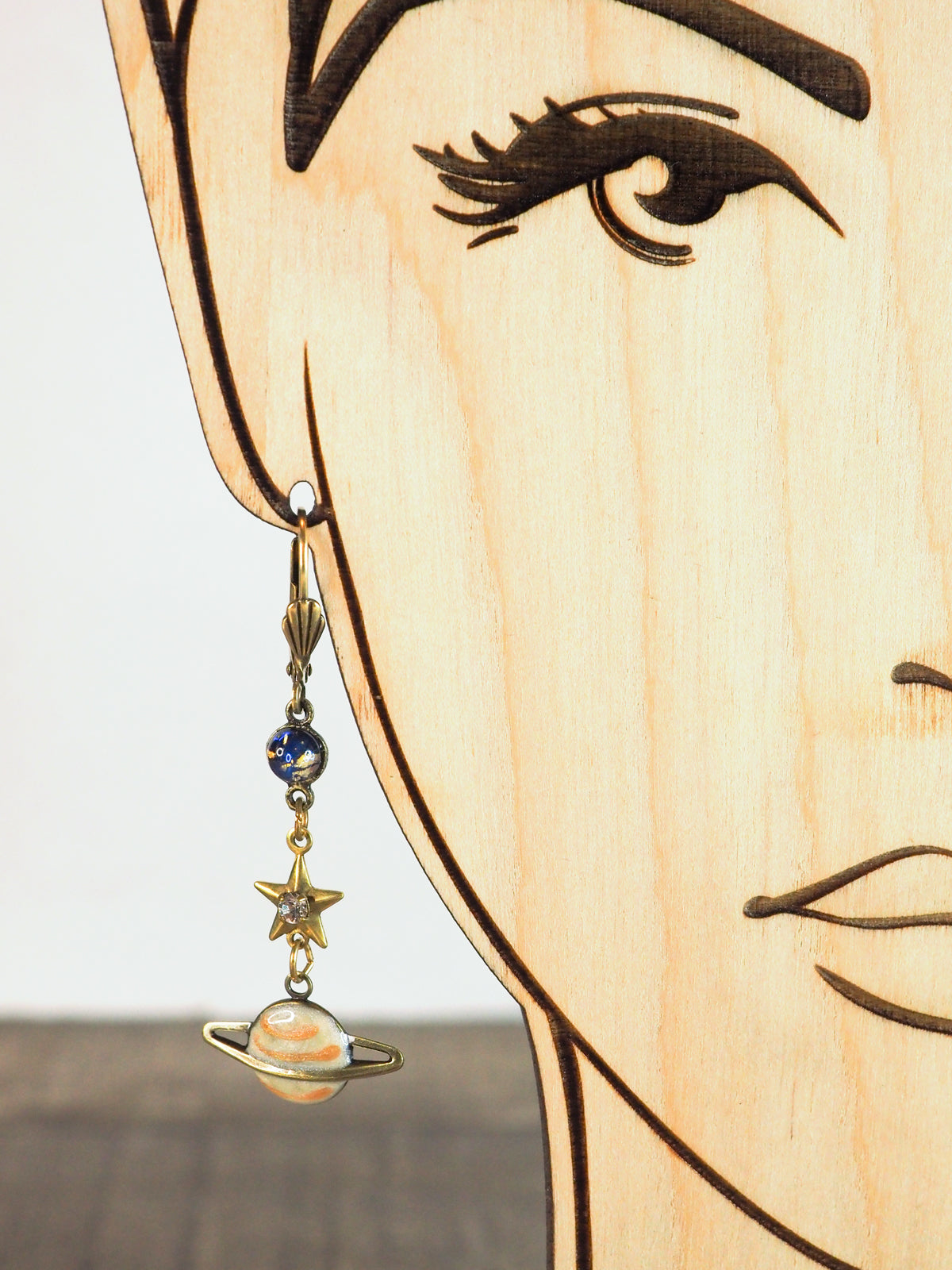 Celestial Bodies Crystal Galaxy Earrings