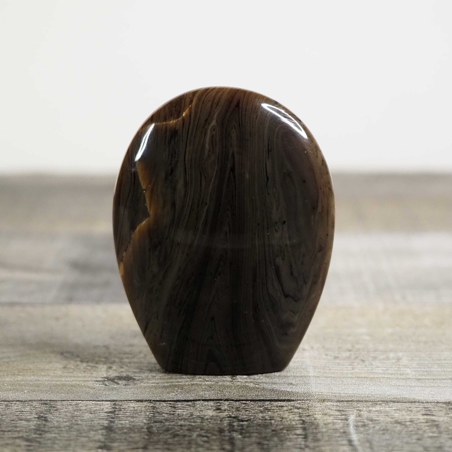 Deep, dark red Amber Freeform A from Indonesia