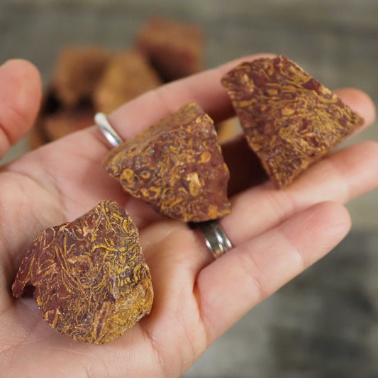 Rough Calligraphy Jasper from India