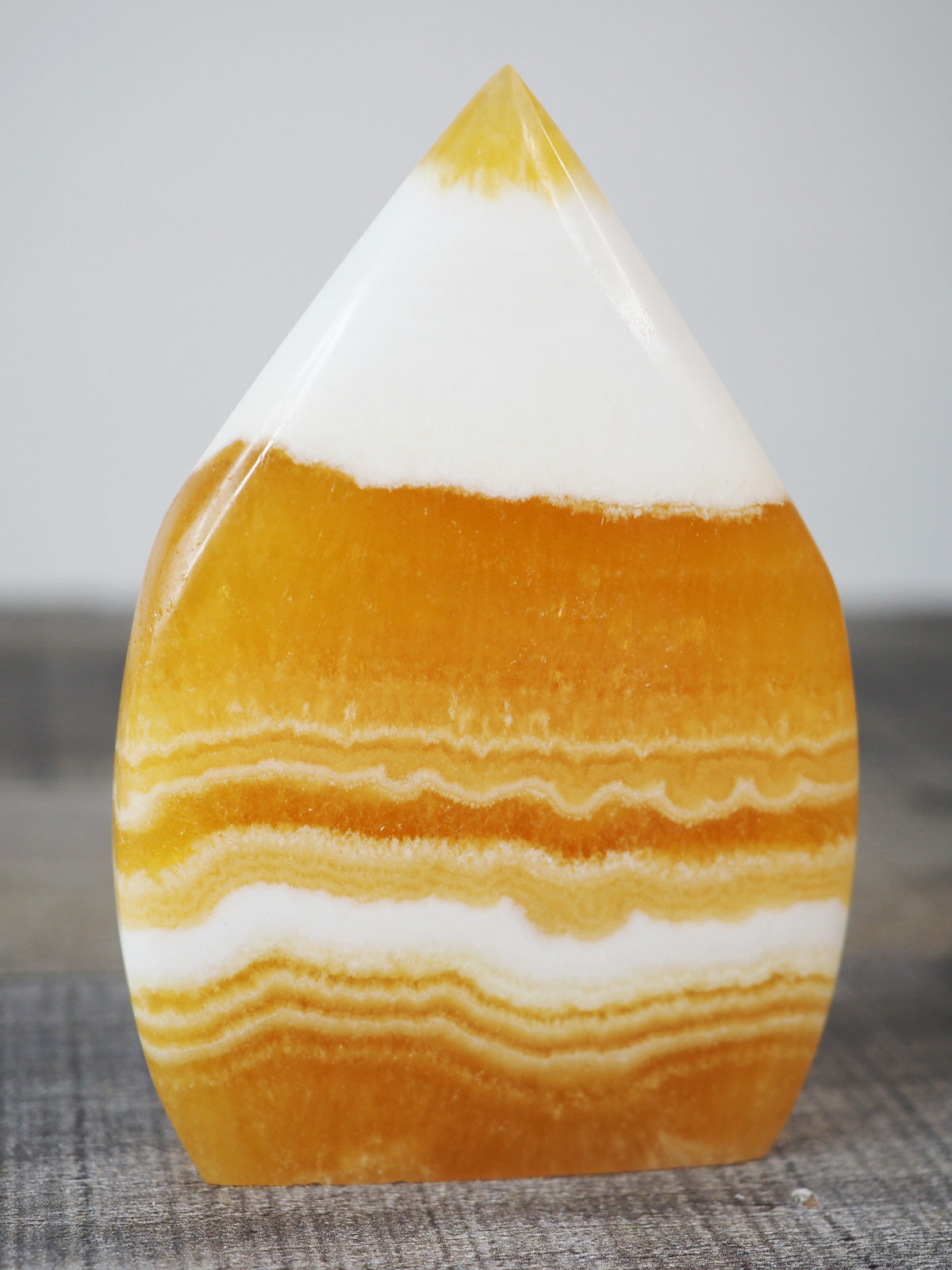 Candy Corn Calcite Flame A
