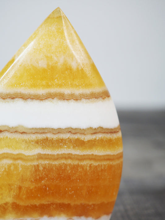 Candy Corn Calcite Flame D