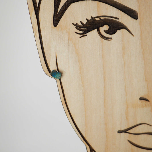 Chrysocolla Stud Earrings