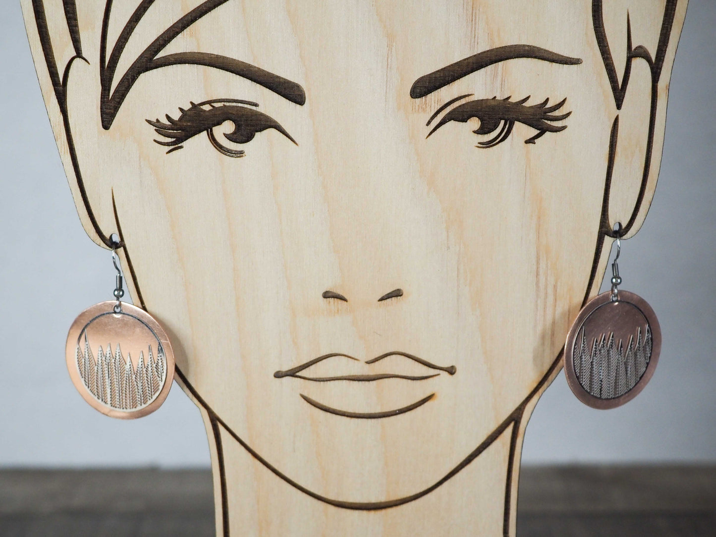 Copper Forest Earrings