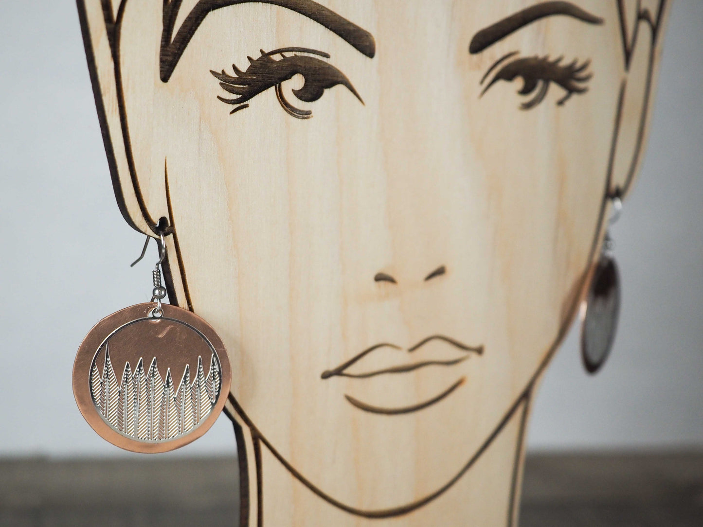 Copper Forest Earrings