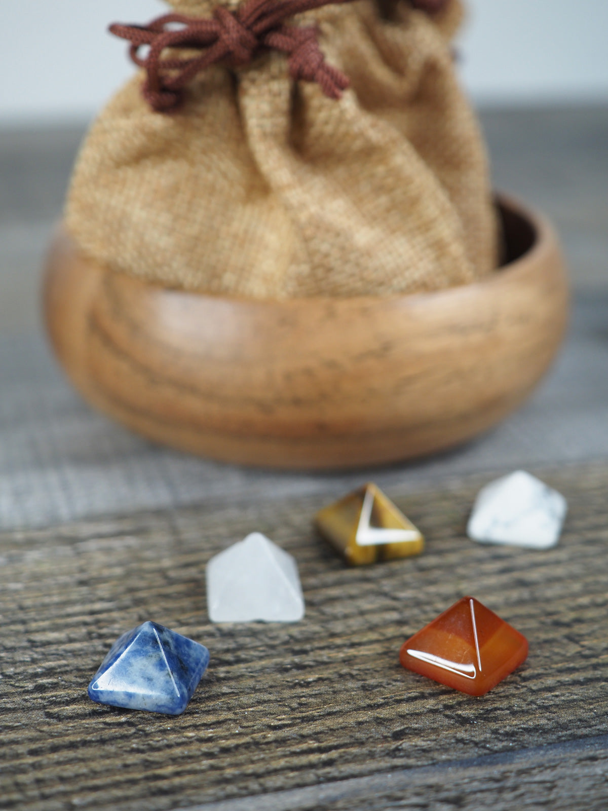 Mini Crystal Pyramid Set of 7