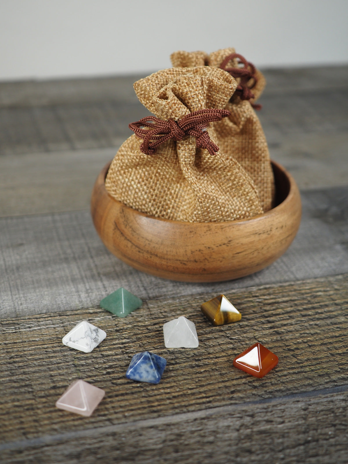 Mini Crystal Pyramid Set of 7