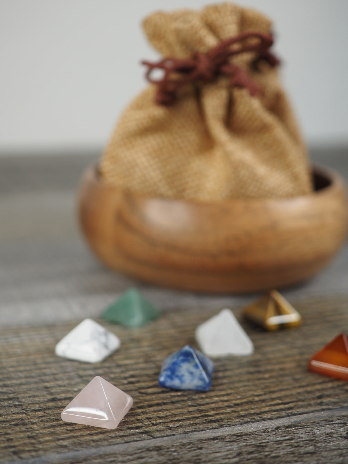 Mini Crystal Pyramid Set of 7