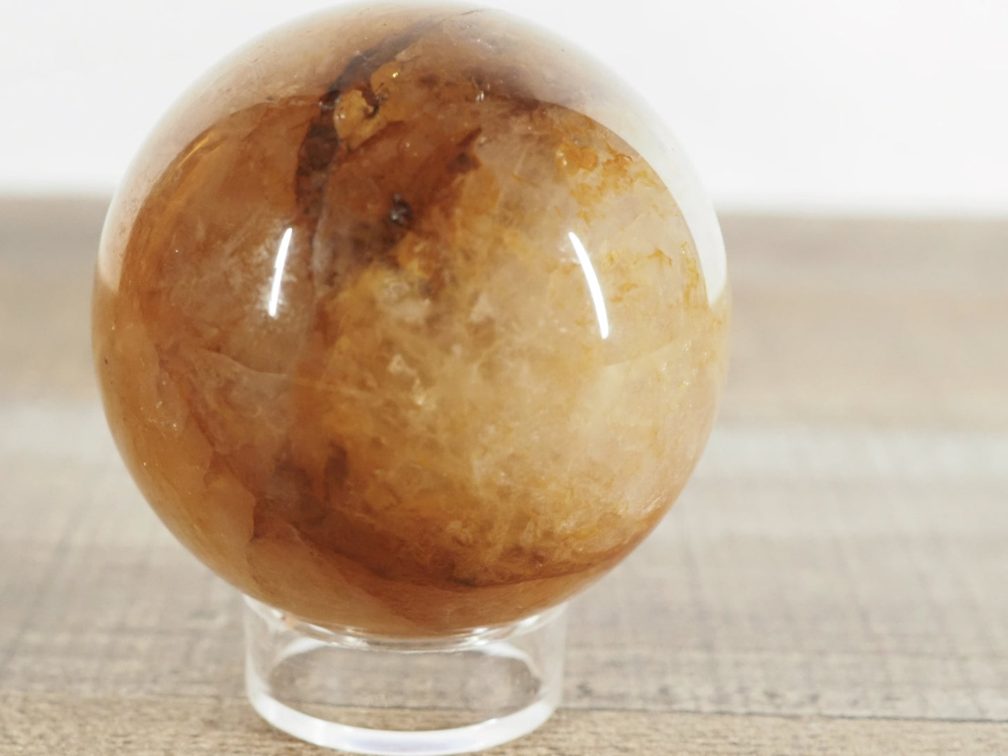 Golden Healer Hematoid Quartz Sphere B