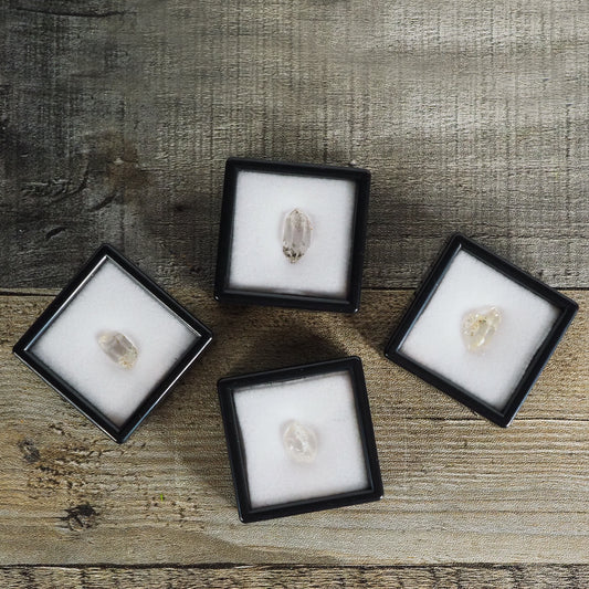 Small Herkimer Diamonds in Display Boxes