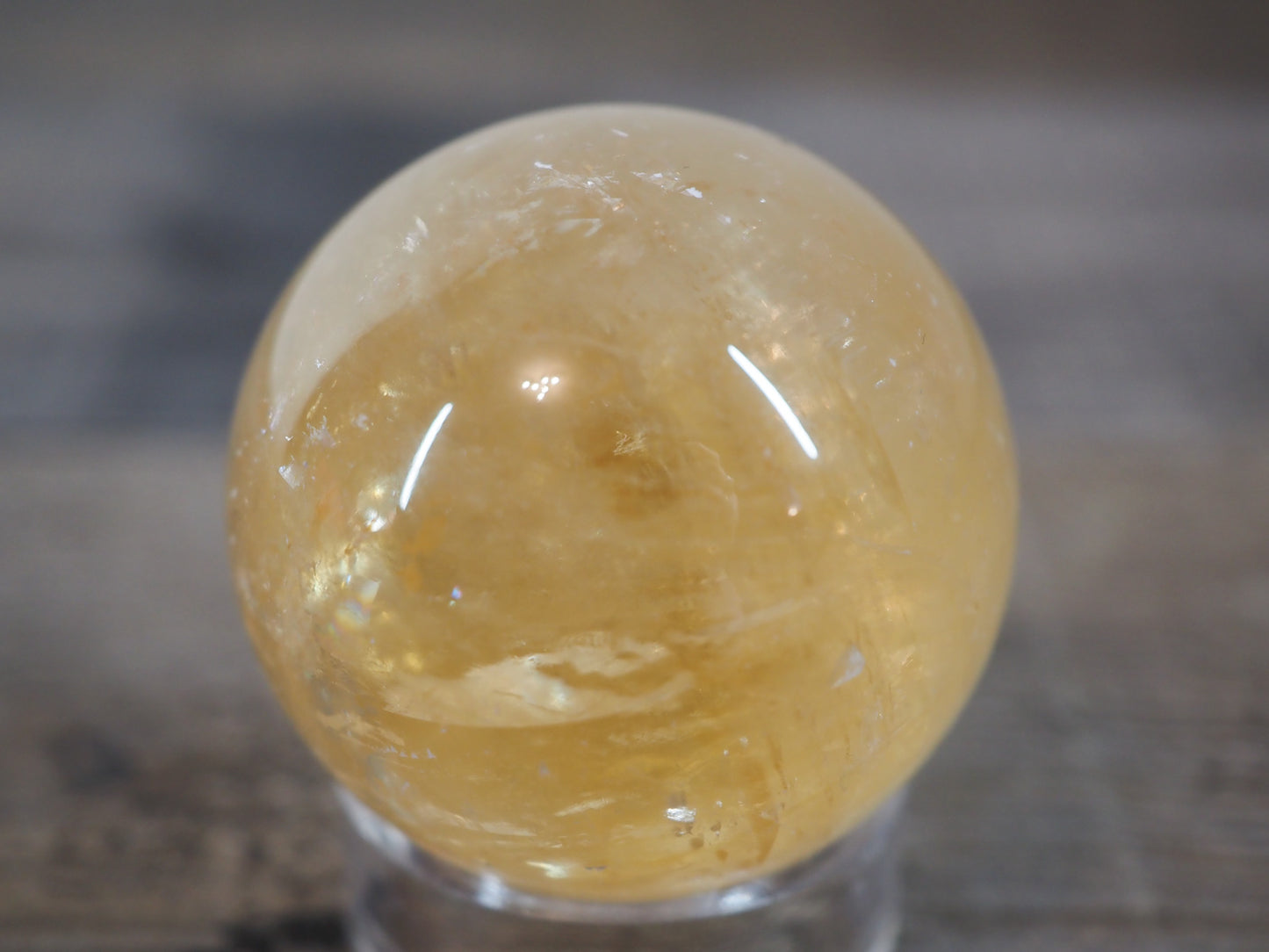 Honey Calcite Sphere C