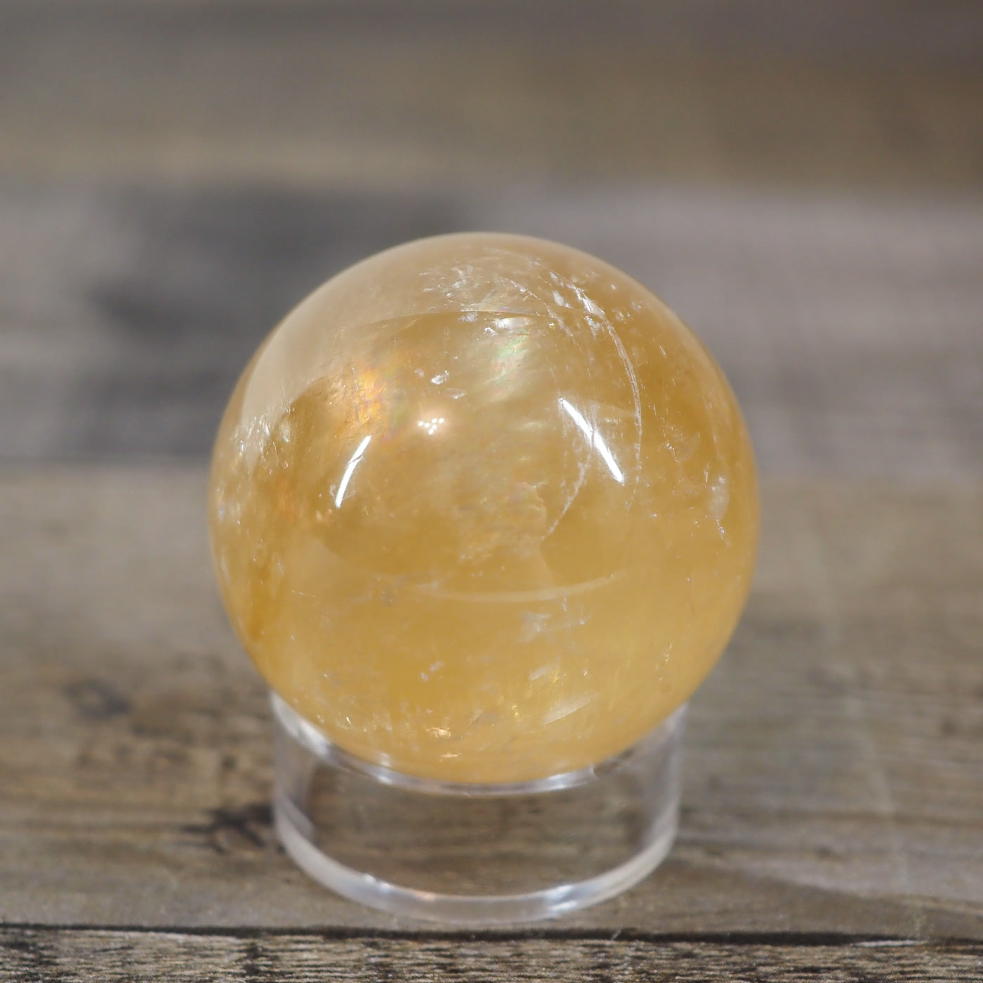 Honey Calcite Sphere D