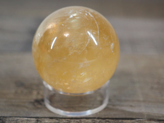 Honey Calcite Sphere D