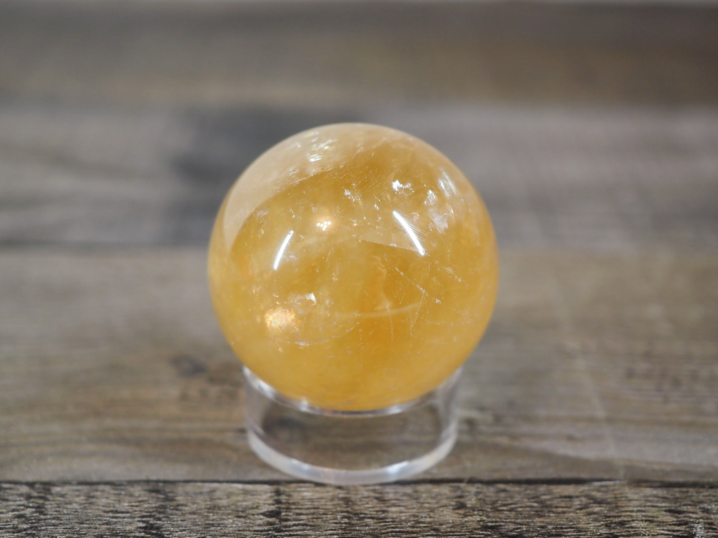 Honey Calcite Sphere D