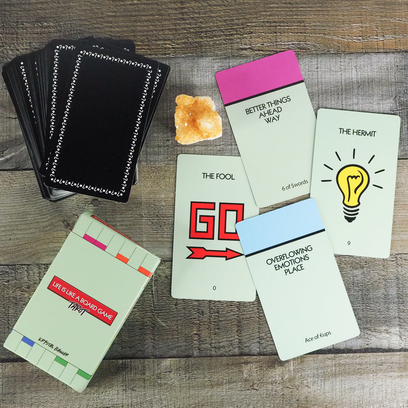 Life is Like a Board Game Tarot by Kaleidadope