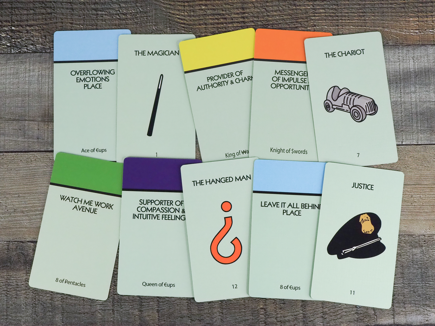 Life is Like a Board Game Tarot by Kaleidadope