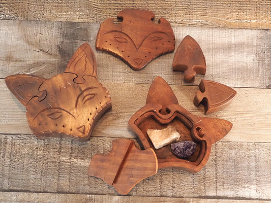 Fox Puzzle Box
