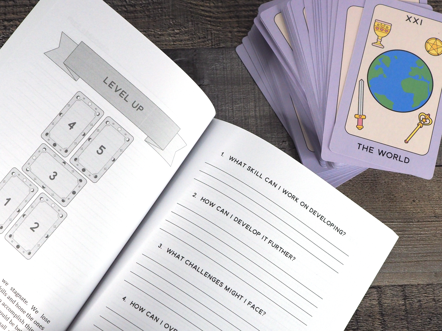 Pastel Magic Tarot and Tarot Spread Journal by Mulberry Moons