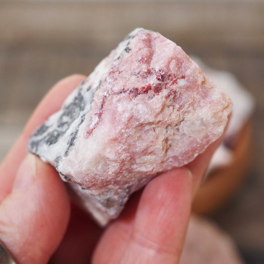 Rough Pink Petalite from Namibia