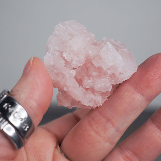 Searles Lake Pink Halite Cluster N