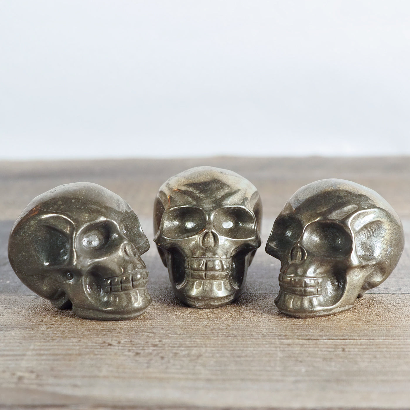 Shimmery Pyrite Pirate's Treasure Mini Skulls