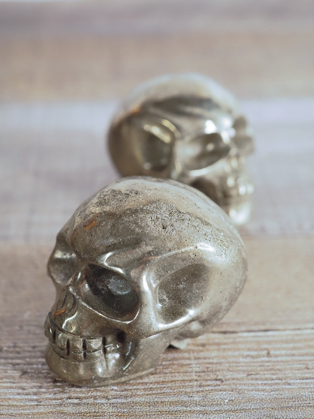Shimmery Pyrite Pirate's Treasure Mini Skulls