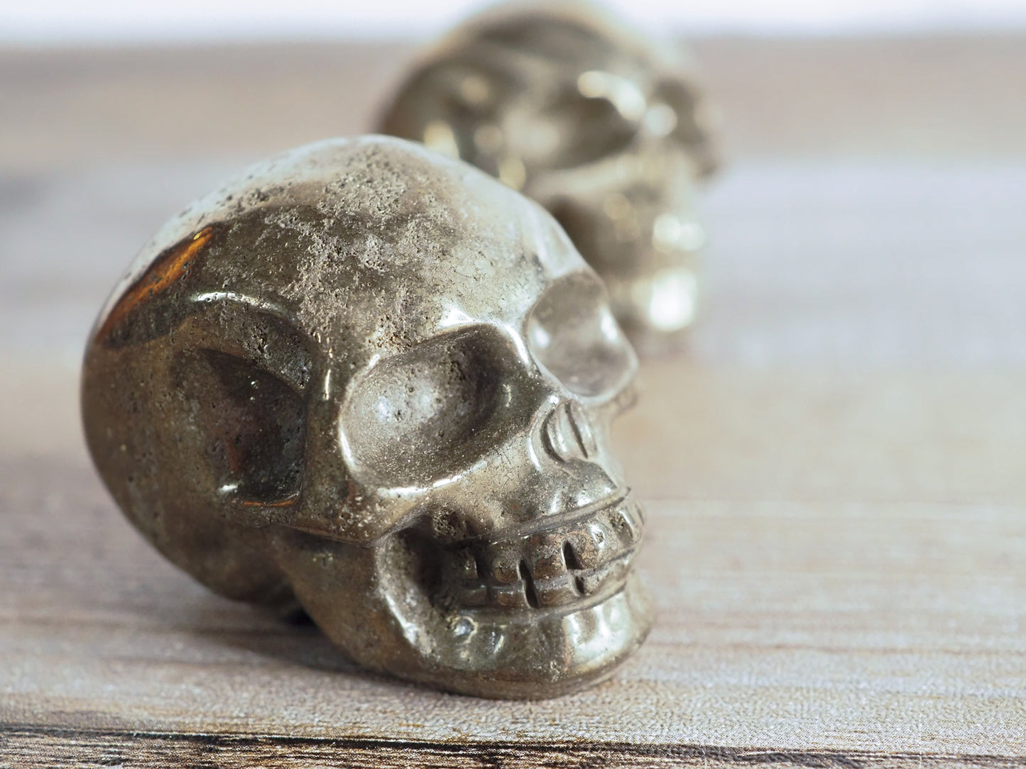 Shimmery Pyrite Pirate's Treasure Mini Skulls