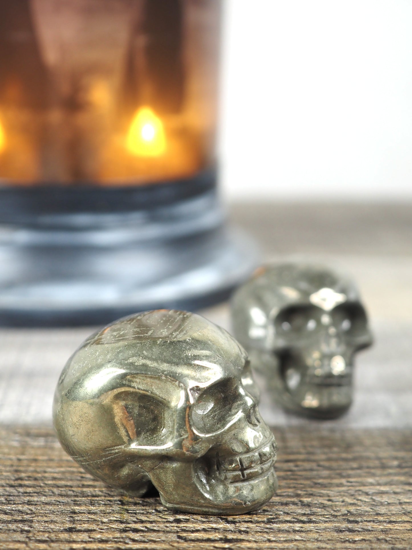 Shimmery Pyrite Pirate's Treasure Mini Skulls