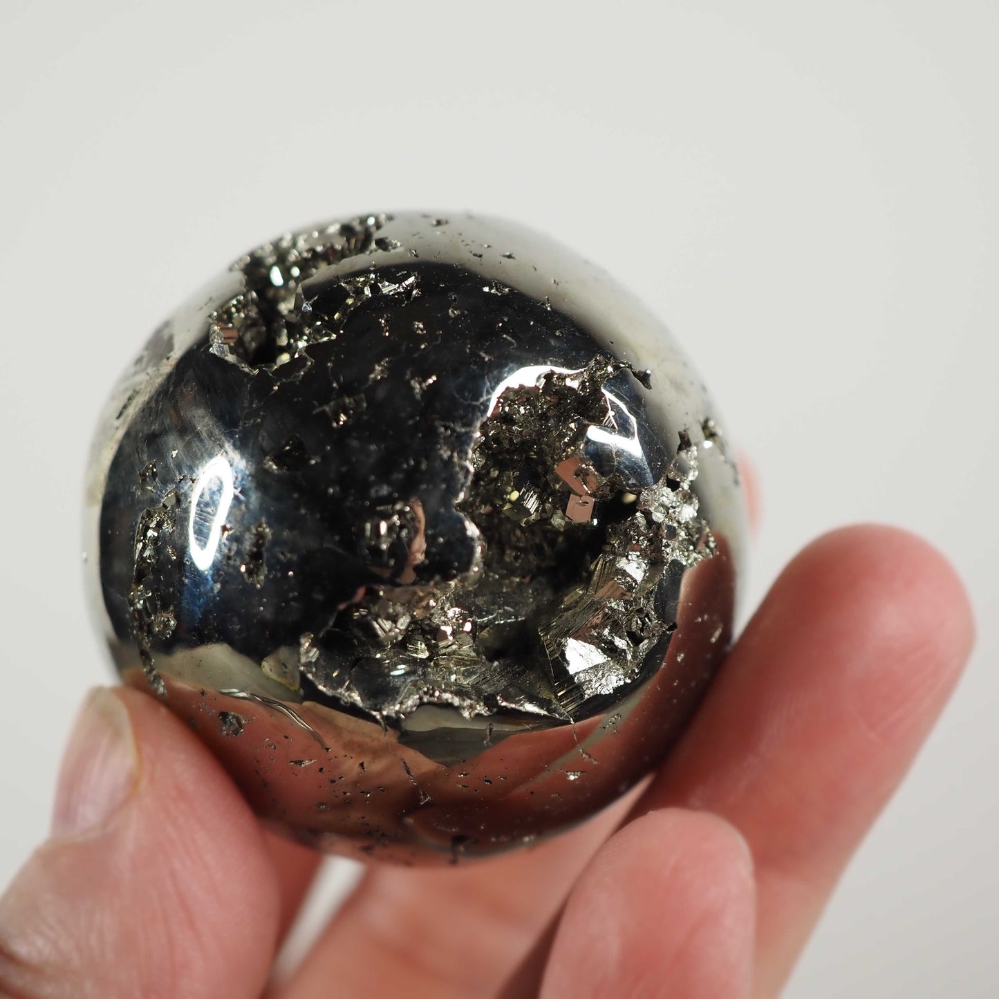 Peruvian Pyrite Sphere E