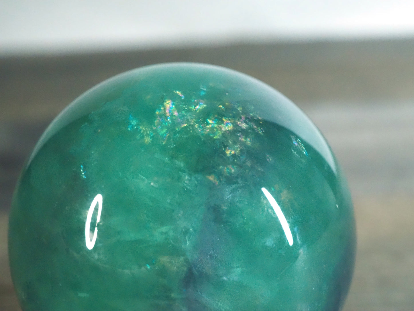 Rainbow Fluorite Sphere B