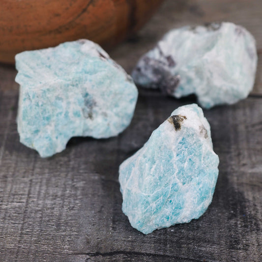 Rough Amazonite from Madagascar