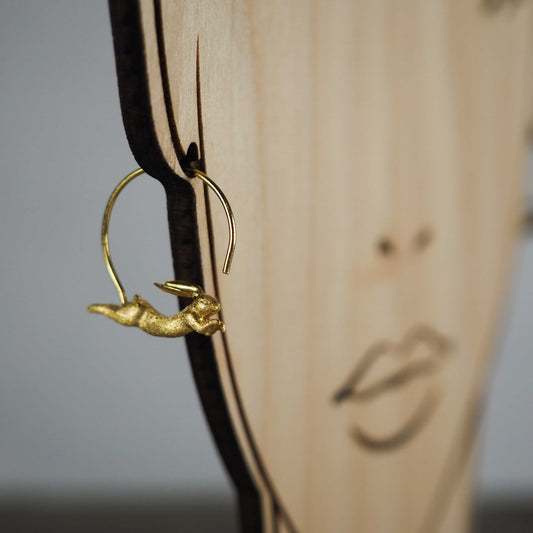 Running Bunny Earrings