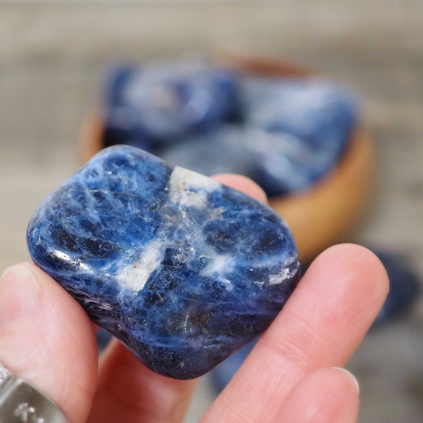 Sodalite Tumbles from Brazil