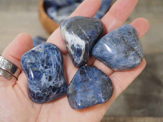 Sodalite Tumbles from Brazil