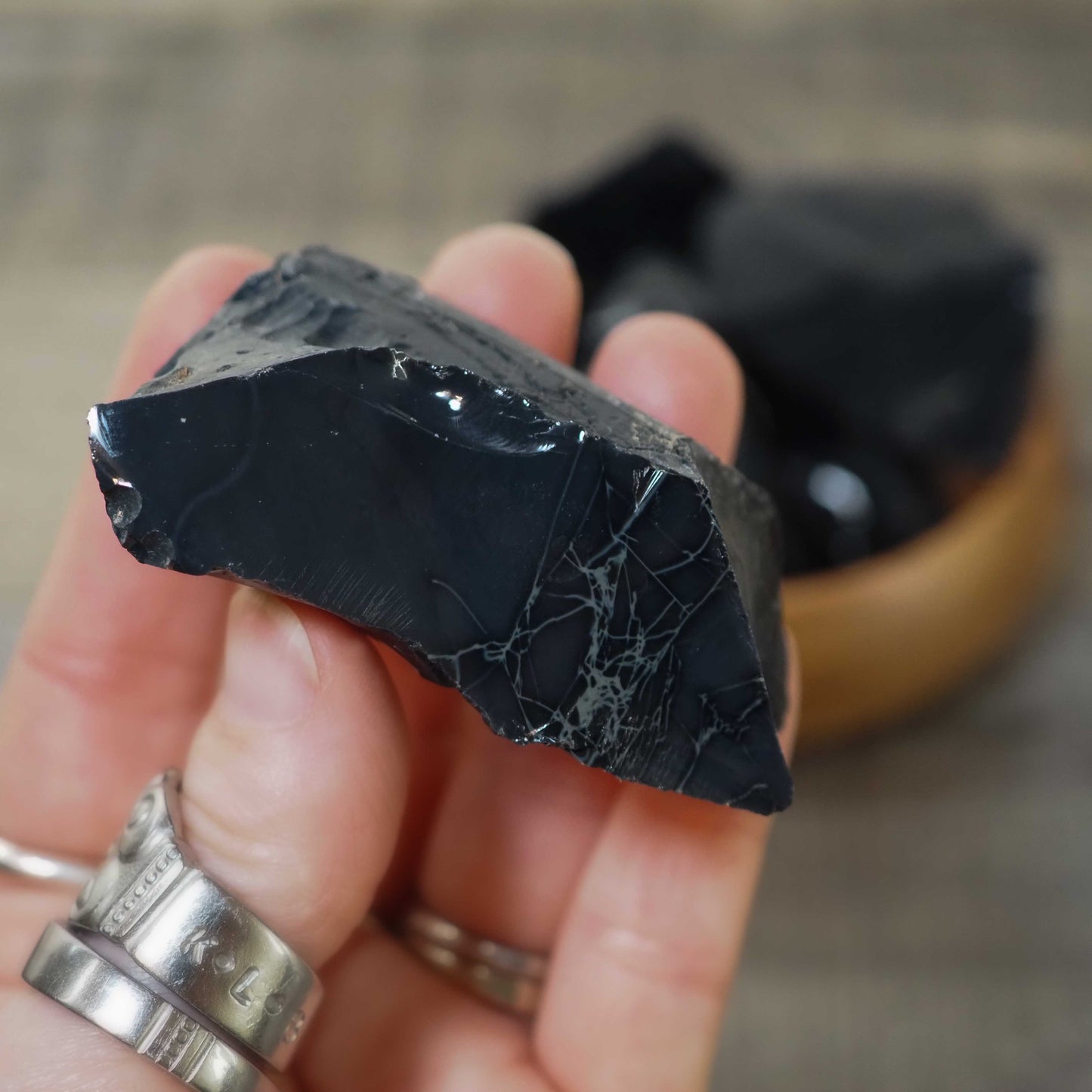 Spiderweb Obsidian from Mexico