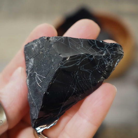 Spiderweb Obsidian from Mexico