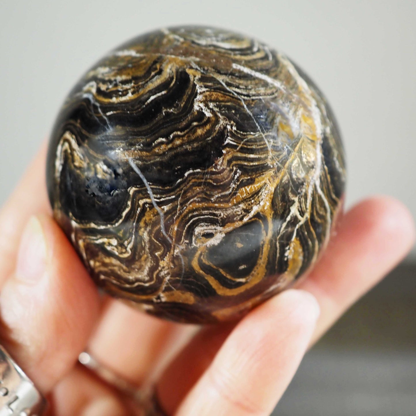 Peruvian Stromatolite Sphere - B