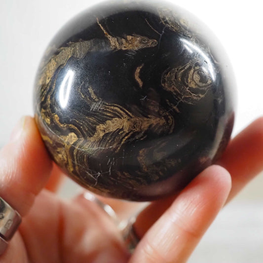Peruvian Stromatolite Sphere - D