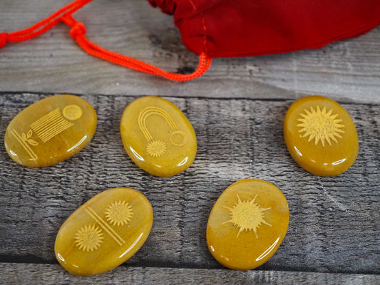 Sun Symbols Oracle Stones