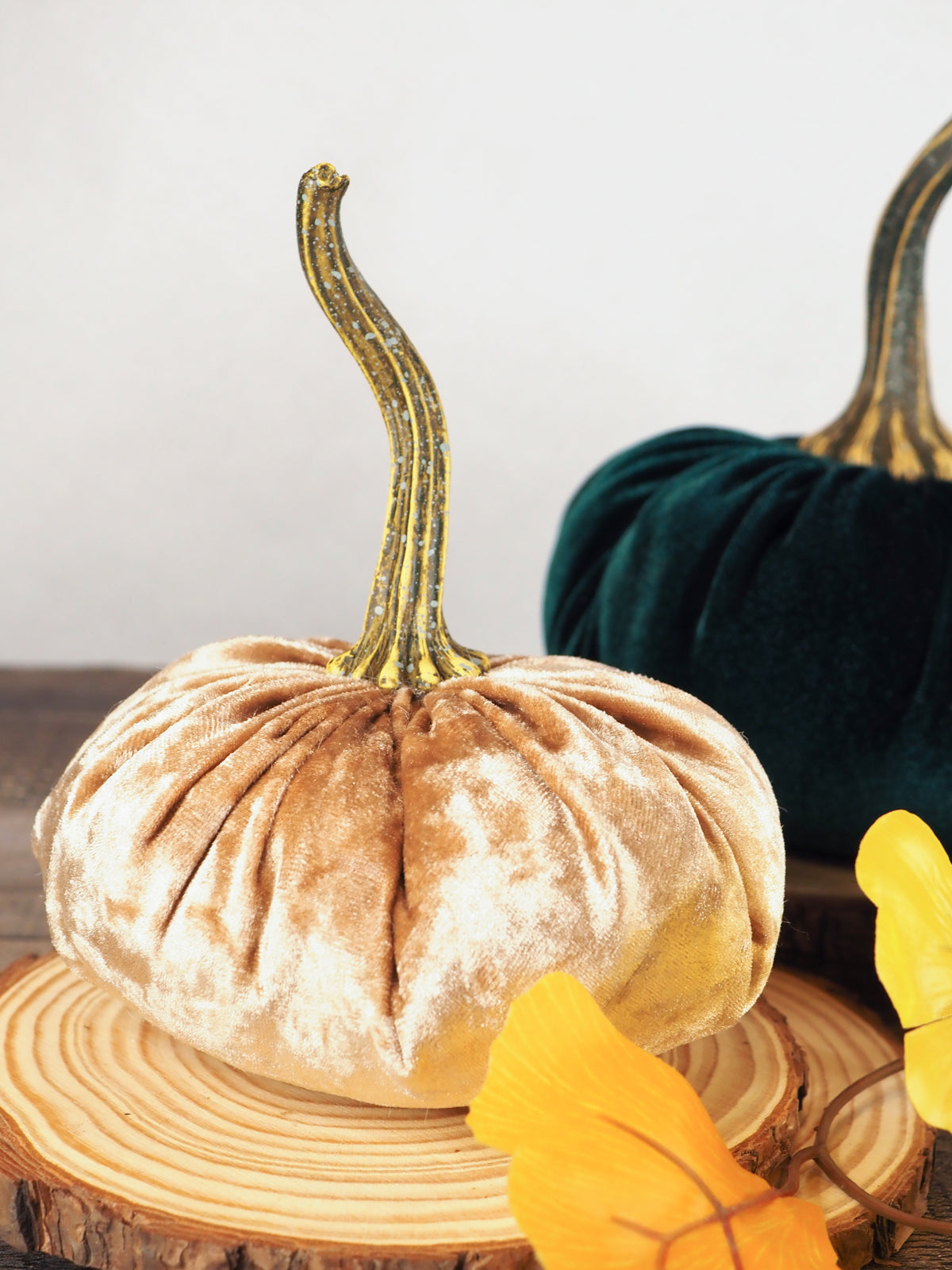Handmade Velvet Pumpkin Set - Jewel Collection