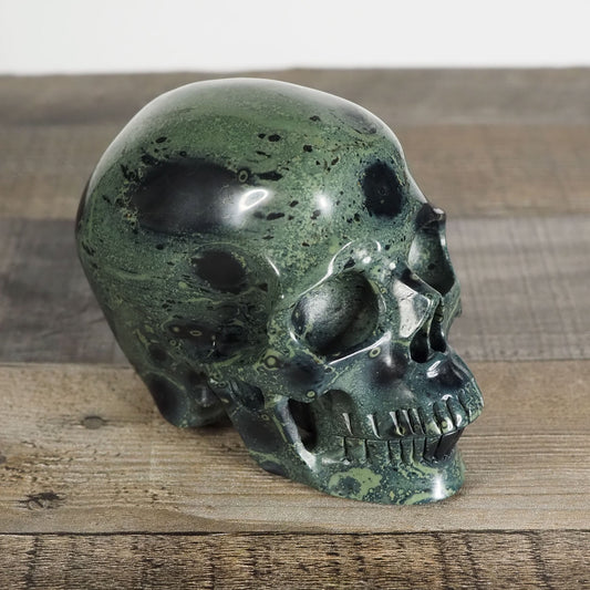 5" Extra-Detailed Kambaba Jasper Skull