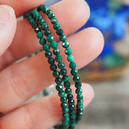 Faceted Malachite Bracelet