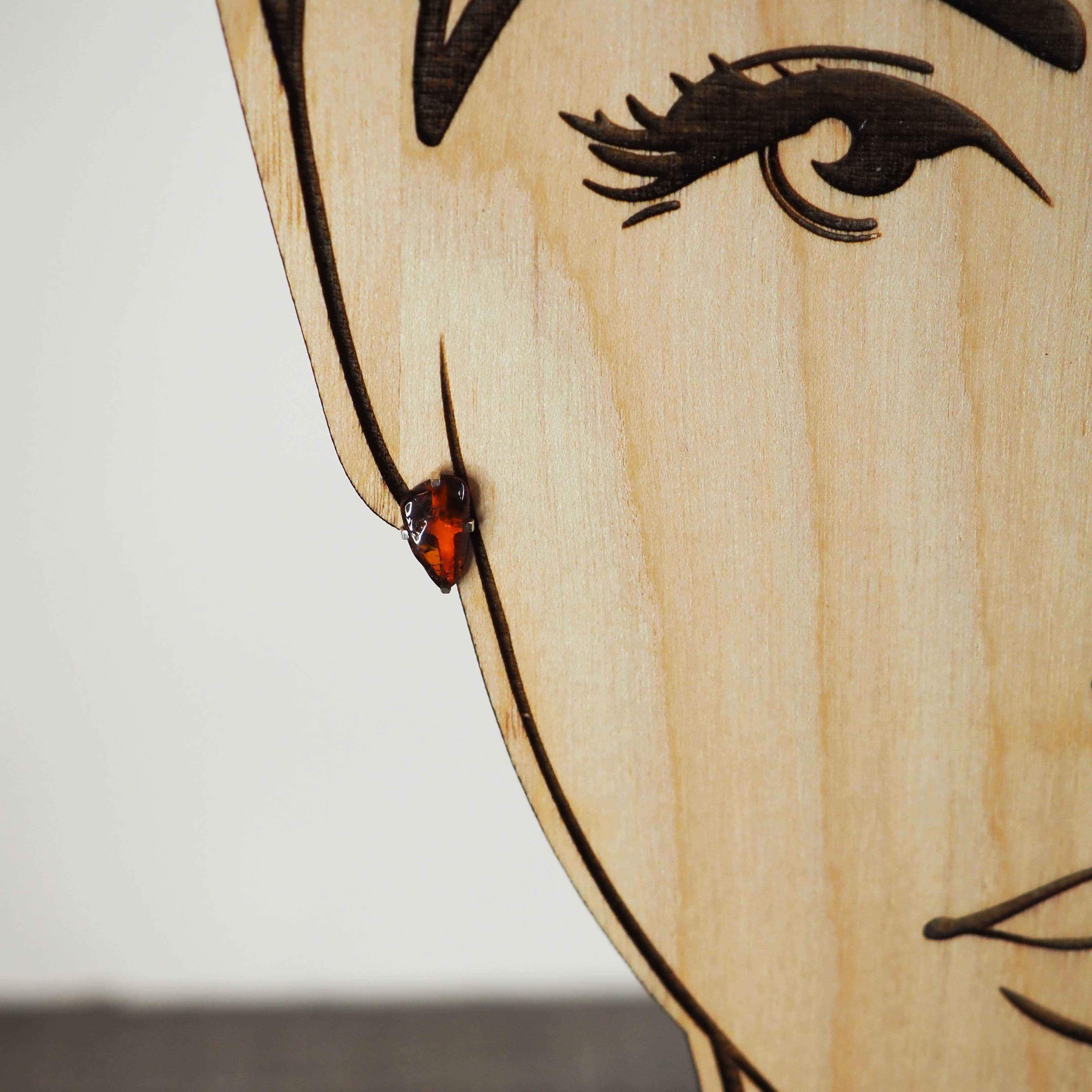 Amber Stud Earrings