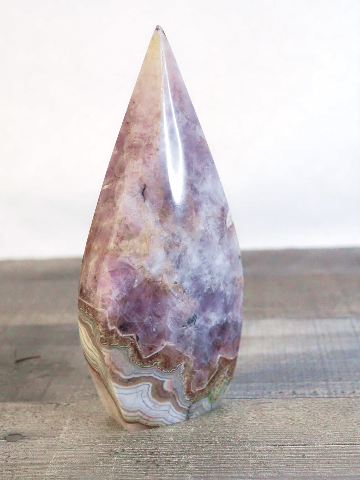 Amethyst and Banded Agate Flame A