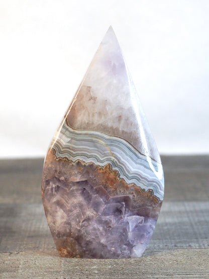 Amethyst and Banded Agate Flame C