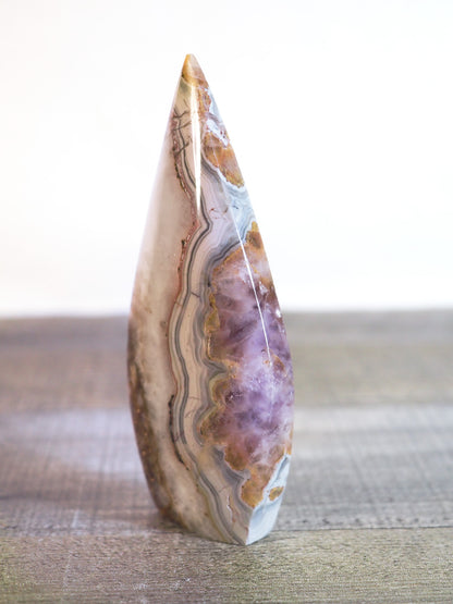 Amethyst and Banded Agate Flame K