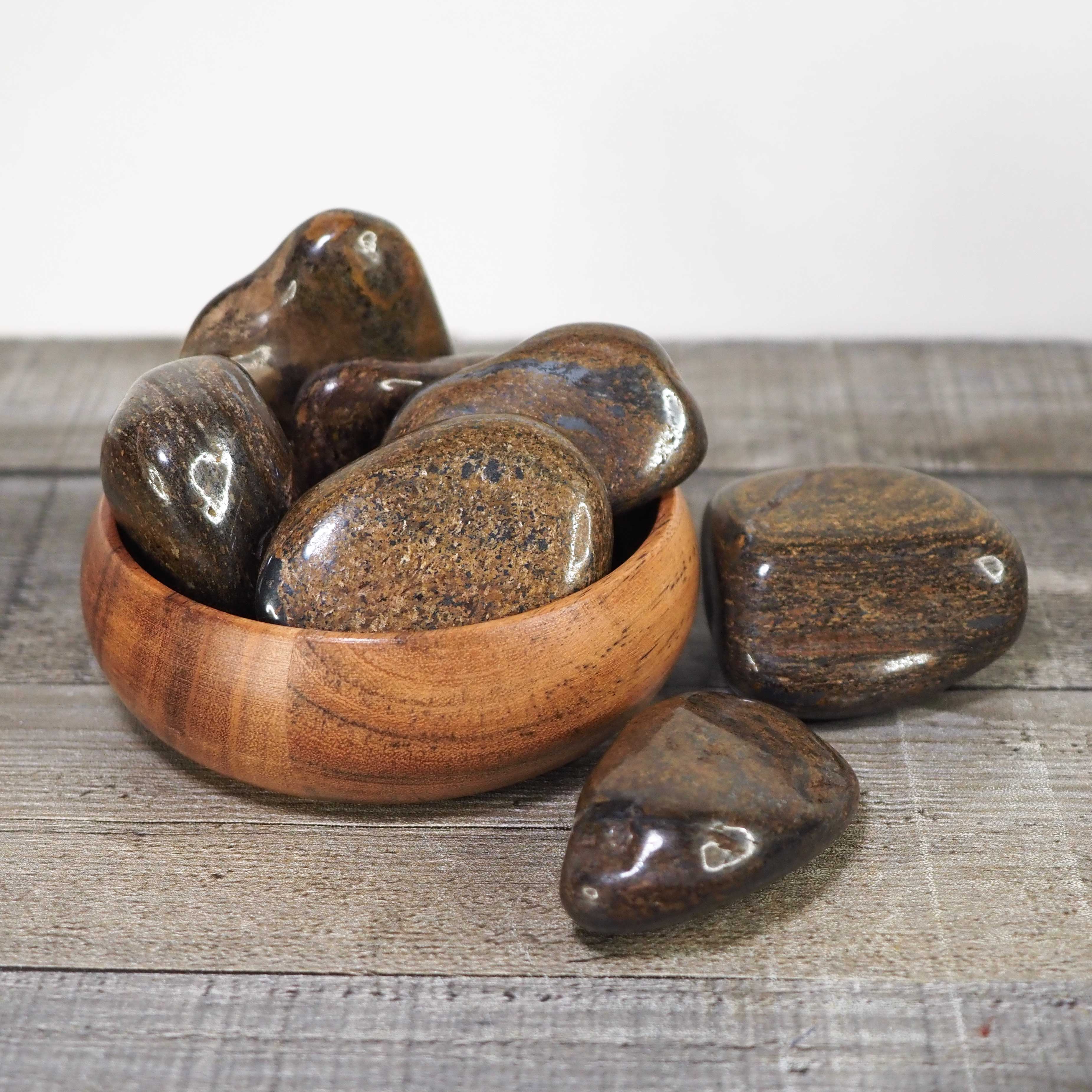 Extra-large Bronzite Tumbles from Brazil