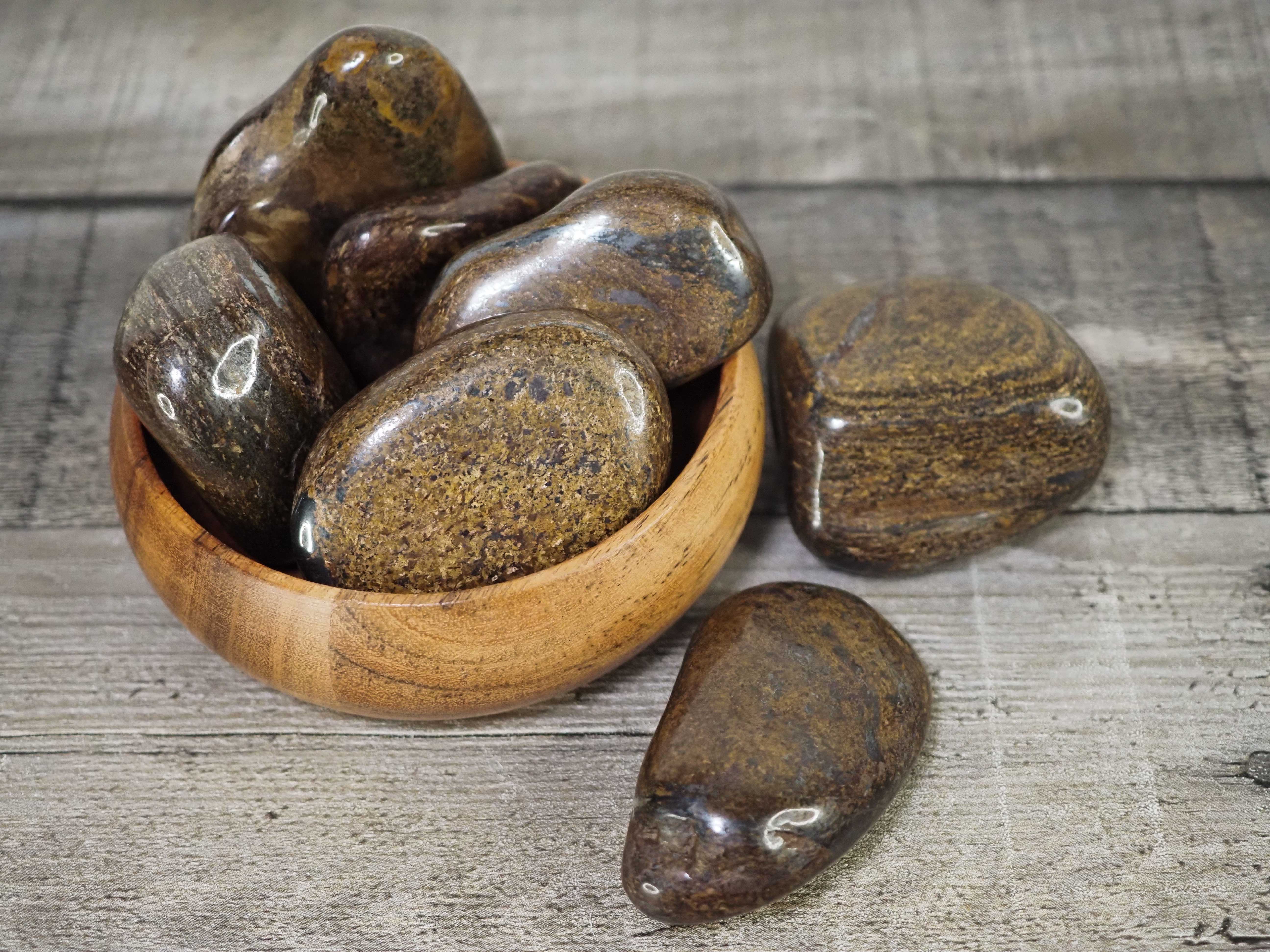 Extra-large Bronzite Tumbles from Brazil