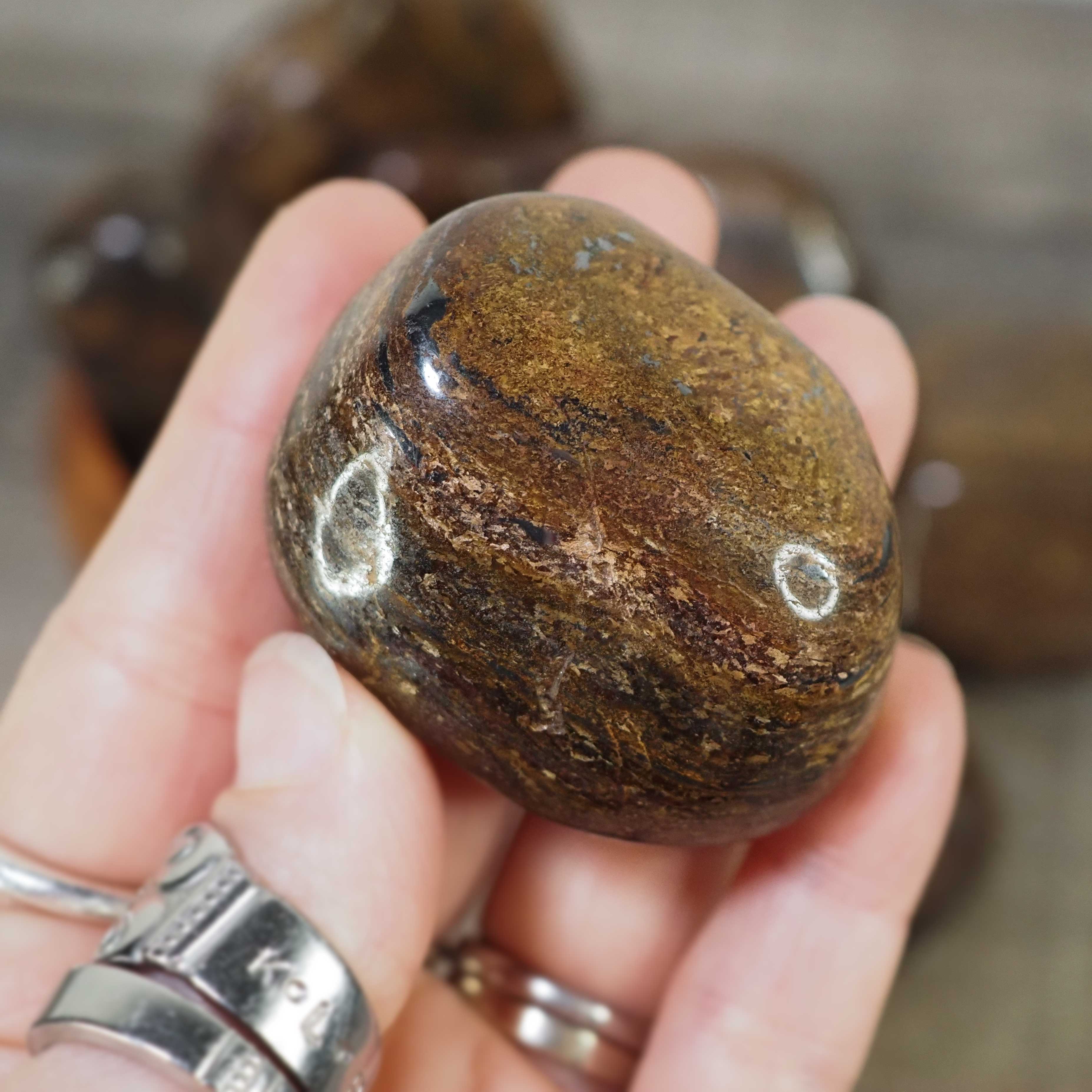 Extra-large Bronzite Tumbles from Brazil