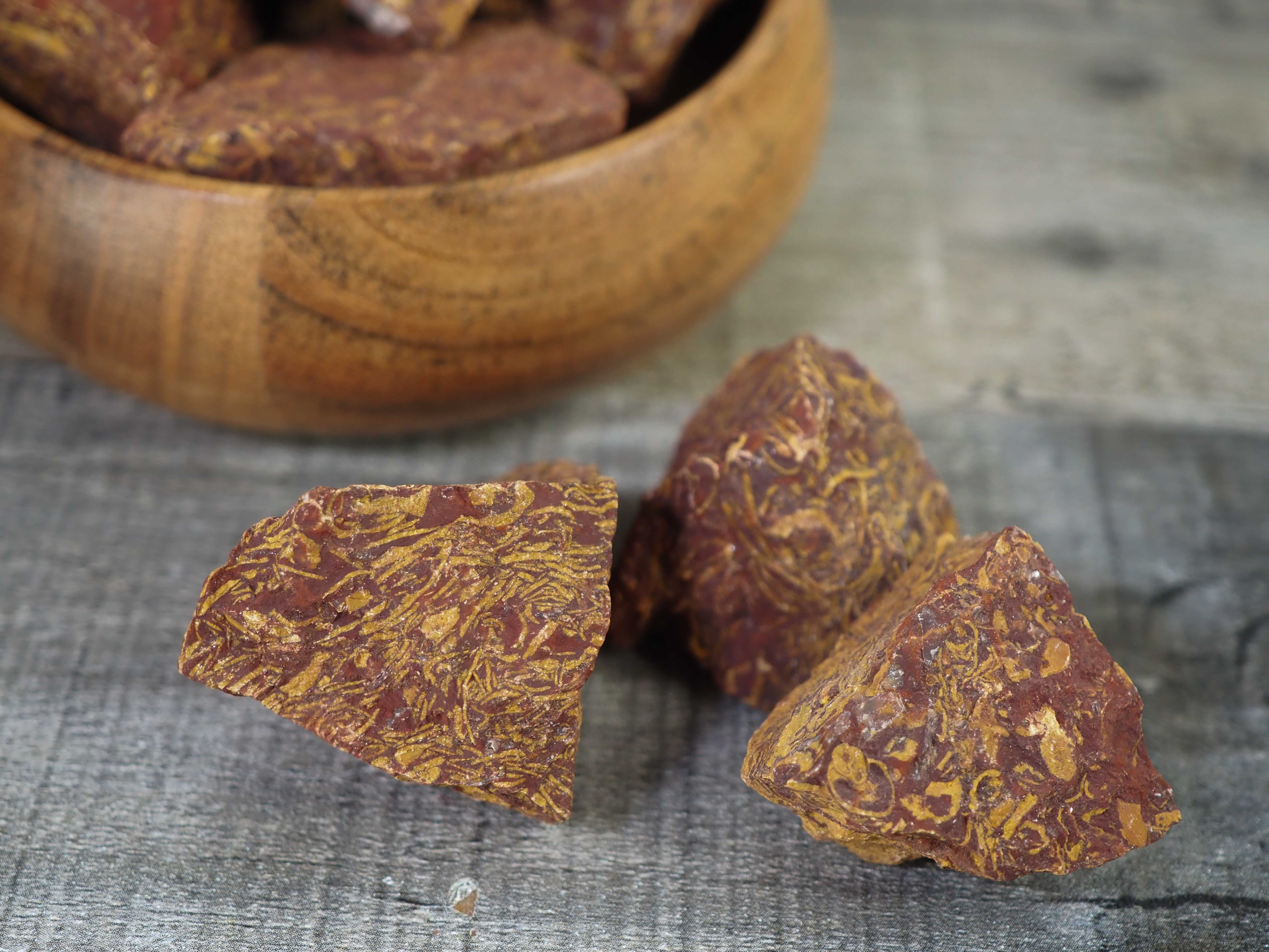 Rough Calligraphy Jasper from India