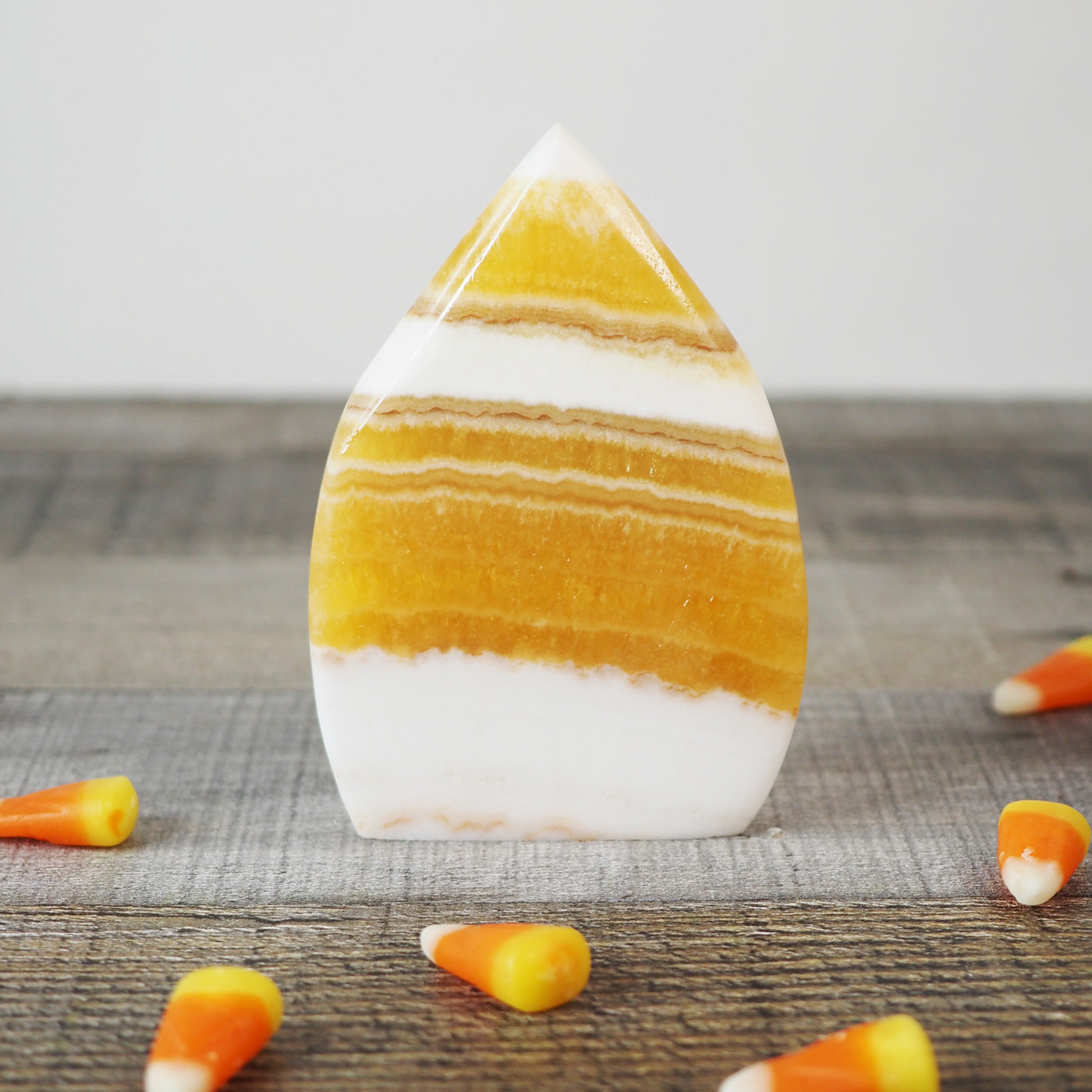 Candy Corn Calcite Flame B